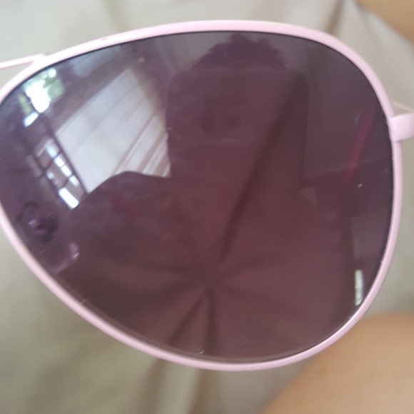 Pink wire aviator sunglasses - Picture 4 of 5